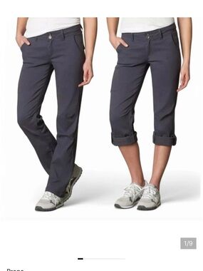 Prana Women's Convertible Stretch Pants - Charcoal Slate Gorpcore